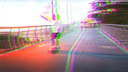 Data Storm Music Video preset - high-energy rhythmic glitch effects